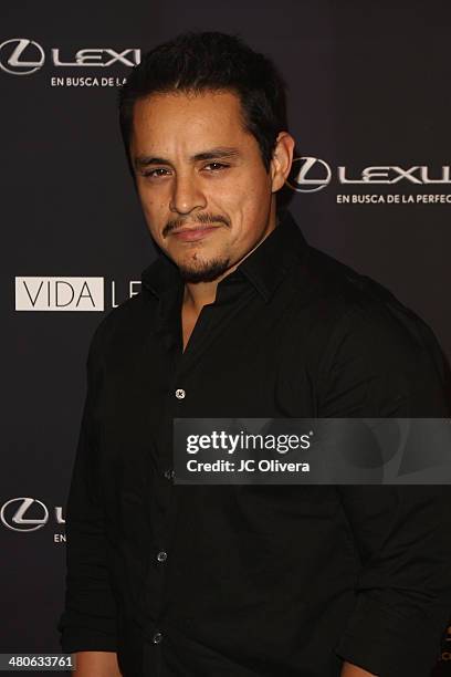 Actor Jesse Garcia attends Sabor de Lujo at Vida Lexus event celebrating latino culture in Los Angeles at Sofitel Hotel on March 25, 2014 in Los...