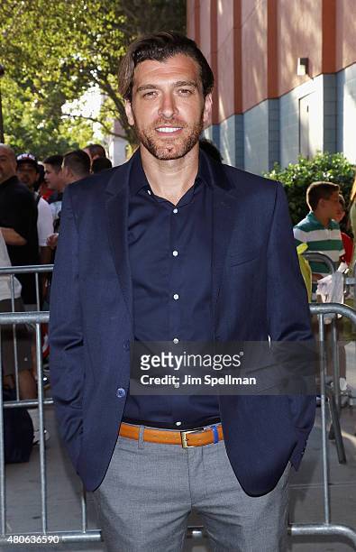 Tam Mutu attends a Marvel's screening of "Ant-Man" hosted by The Cinema Society and Audi on July 13, 2015 in New York City.