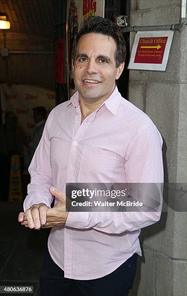 Mario Cantone attends the opening night performance of "Ruthless! The Musical" at the St. Luke's Theatre on July 13, 2015 in New York City.