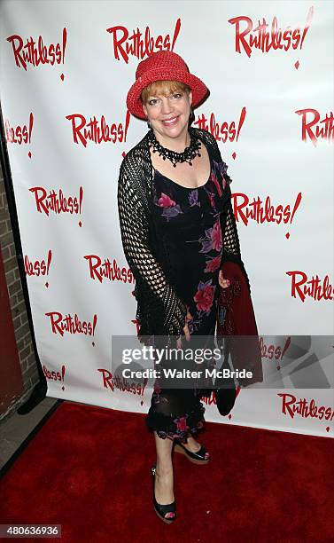 Sullivan attends the opening night performance of "Ruthless! The Musical" at the St. Luke's Theatre on July 13, 2015 in New York City.