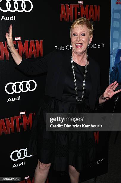 Actress Eve Plumb attends Marvel's screening of "Ant-Man" hosted by The Cinema Society and Audi at SVA Theater on July 13, 2015 in New York City.