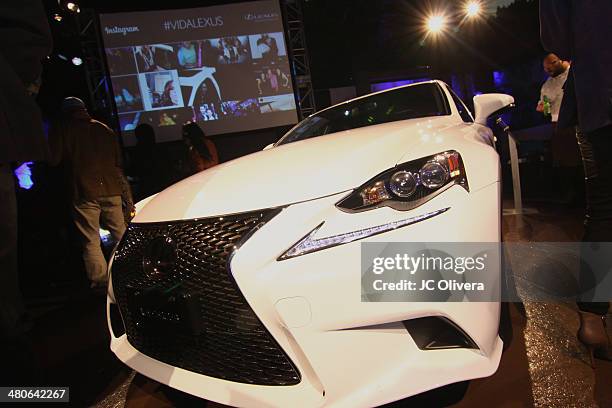 General view of atmosphere during Sabor de Lujo at Vida Lexus event celebrating latino culture in Los Angeles at Sofitel Hotel on March 25, 2014 in...