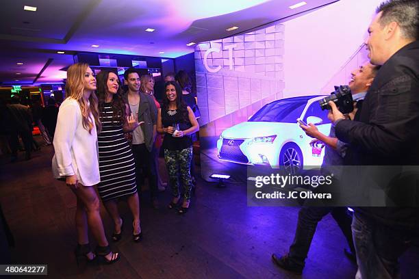 General view of atmosphere during Sabor de Lujo at Vida Lexus event celebrating latino culture in Los Angeles at Sofitel Hotel on March 25, 2014 in...