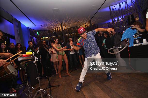 General view of atmosphere during Sabor de Lujo at Vida Lexus event celebrating latino culture in Los Angeles at Sofitel Hotel on March 25, 2014 in...