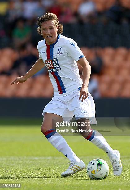 Keshi Anderson of Crystal Palace in action during a Pre Season Friendly between Barnet and Crystal Palace at The Hive on July 11, 2015 in Barnet,...