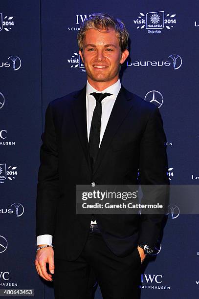 Laureus Ambassador Nico Rosberg attends the 2014 Laureus World Sports Awards at the Istana Budaya Theatre on March 26, 2014 in Kuala Lumpur, Malaysia.