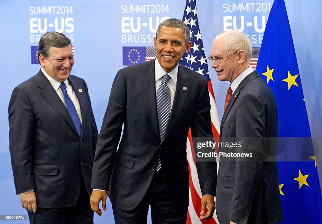 US President Barack Obama Visits The EU Summit