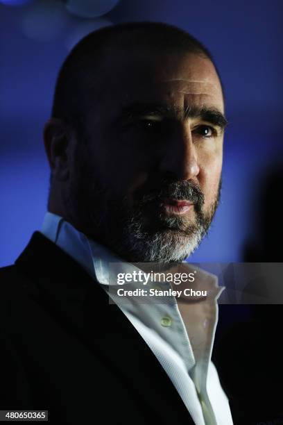 Eric Cantona attends the 2014 Laureus World Sports Awards at the Istana Budaya Theatre on March 26, 2014 in Kuala Lumpur, Malaysia.