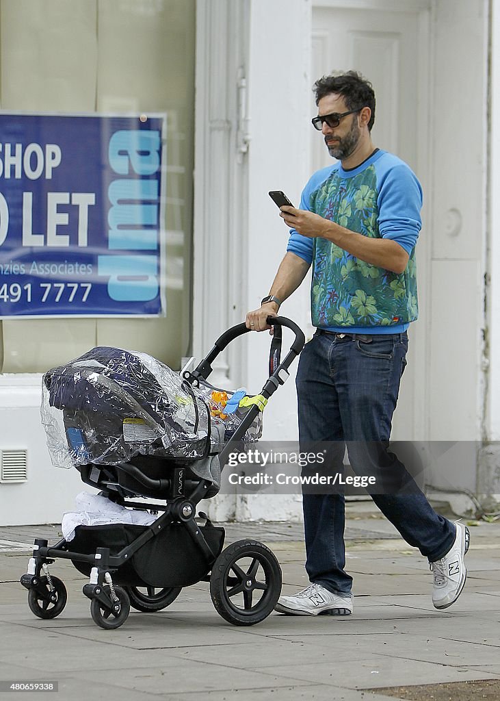 Isla Fisher and Sacha Baron Cohen Sighting - July 14, 2015