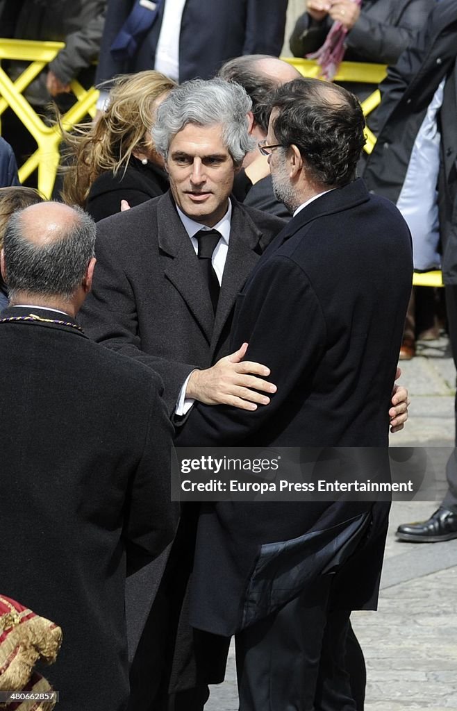 Adolfo Suarez Funeral In Avila