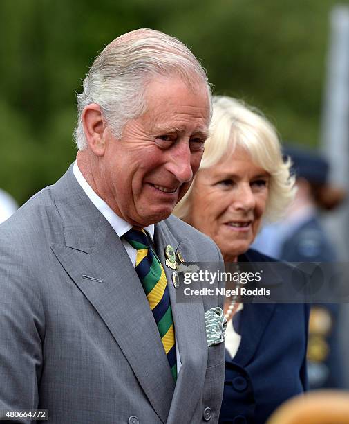 Prince Charles, Prince of Wales looks on during a visit to The Great Yorkshire Showground on July 14, 2015 in Harrogate, England.