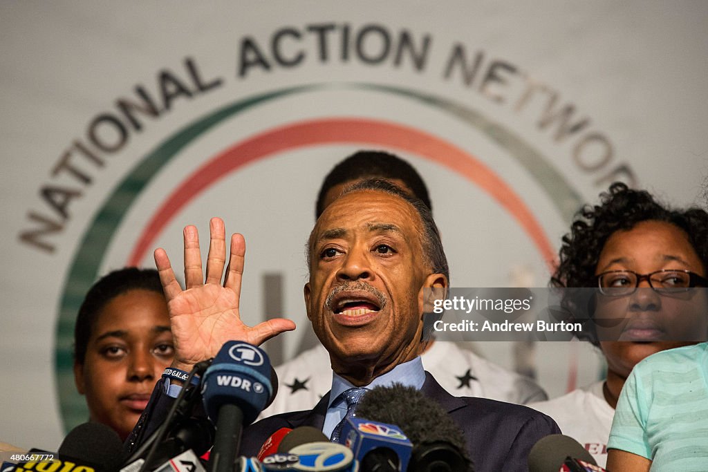 Family Of  Police Chokehold Death Victim Eric Garner Hold News Conference