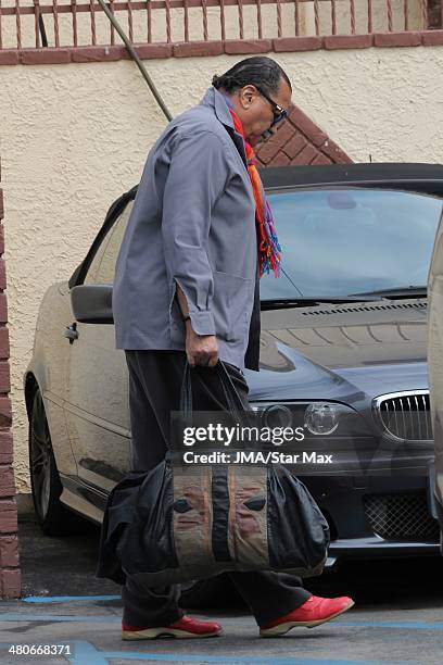 Billy Dee Williams is seen on March 25, 2014 in Los Angeles, California.