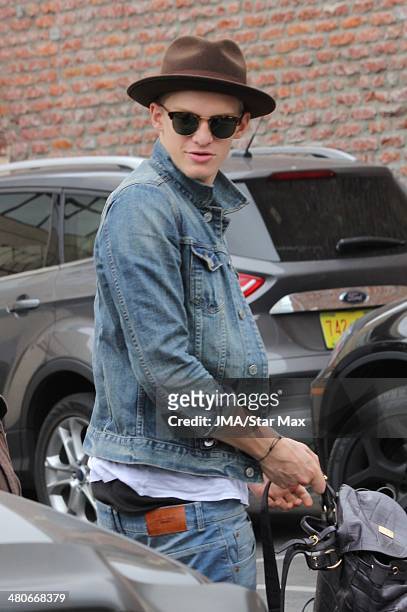 Cody Simpson is seen on March 25, 2014 in Los Angeles, California.