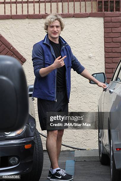 Charlie White is seen on March 25, 2014 in Los Angeles, California.