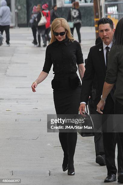 Actress Nicole Kidman is seen on March 25, 2014 in Los Angeles, California.
