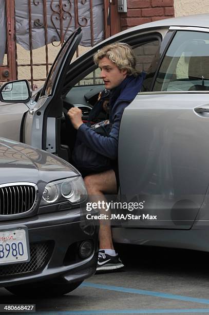 Charlie White is seen on March 25, 2014 in Los Angeles, California.