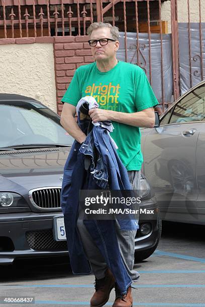 Actor Drew Carey is seen on March 25, 2014 in Los Angeles, California.