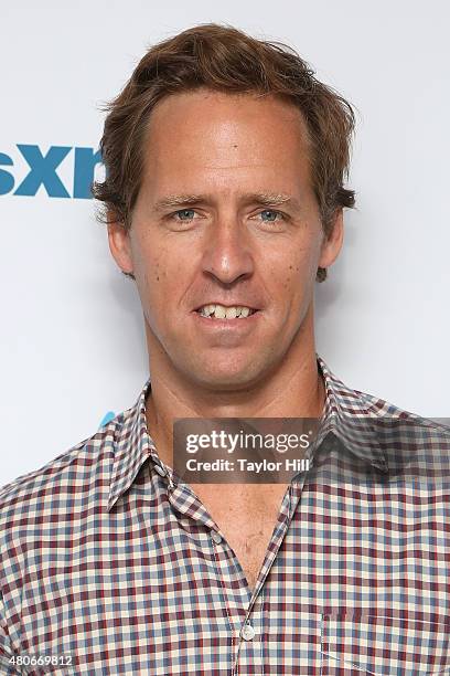 Nat Faxon visits theSiriusXM Studios on July 14, 2015 in New York City.