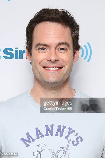 Bill Hader visits theSiriusXM Studios on July 14, 2015 in New York City.