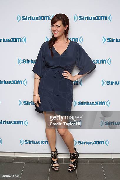 Sarah Rue visits the SiriusXM Studios on July 14, 2015 in New York City.