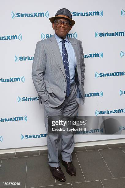 Al Roker visits the SiriusXM Studios on July 14, 2015 in New York City.