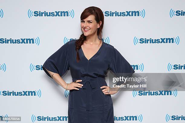 Sarah Rue visits the SiriusXM Studios on July 14, 2015 in New York City.