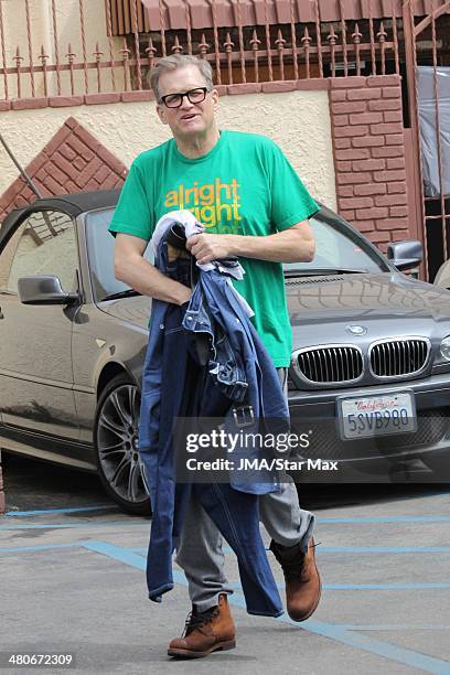 Actor Drew Carey is seen on March 25, 2014 in Los Angeles, California.