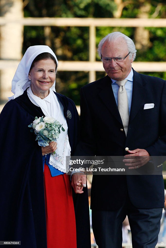 Swedish Royals Attend Victoria's Day