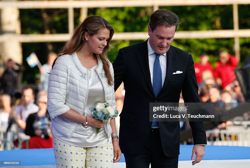 Swedish Royals Attend Victoria's Day