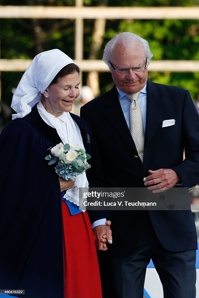 Swedish Royals Attend Victoria's Day
