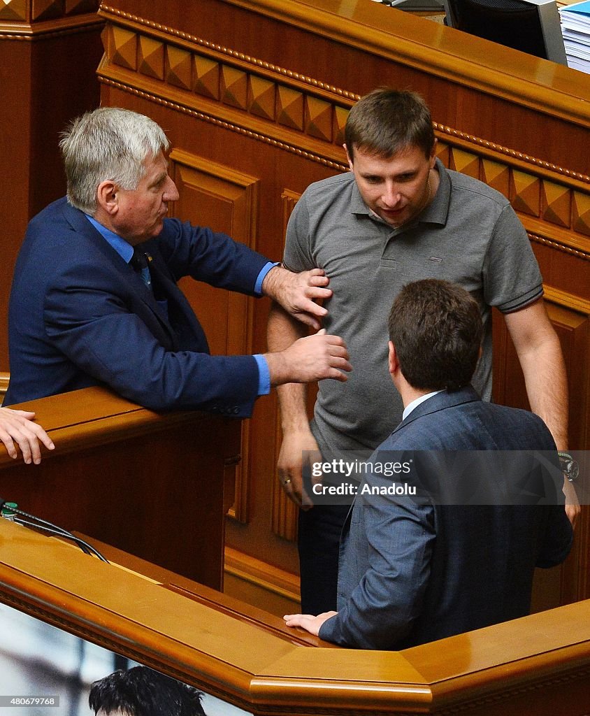 Brawl breaks out at Ukrainian Parliament