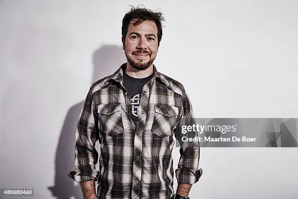 Nerdist president Adam Rymer poses for a portrait at the Getty Images Portrait Studio Powered By Samsung Galaxy At Comic-Con International 2015 at...