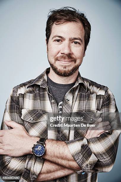 Nerdist president Adam Rymer poses for a portrait at the Getty Images Portrait Studio Powered By Samsung Galaxy At Comic-Con International 2015 at...