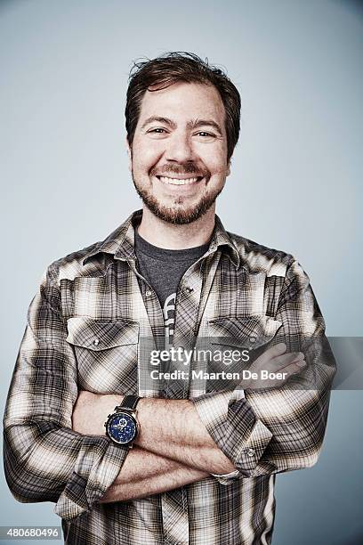 Nerdist president Adam Rymer poses for a portrait at the Getty Images Portrait Studio Powered By Samsung Galaxy At Comic-Con International 2015 at...