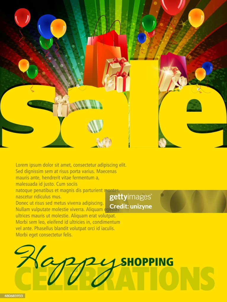 Shopping Background with Copy space