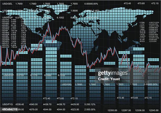 stock market hintergrund - downtown new york stock-grafiken, -clipart, -cartoons und -symbole
