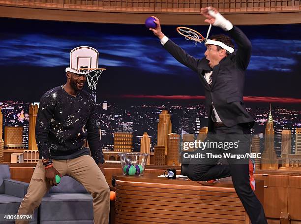 LeBron James Visits "The Tonight Show Starring Jimmy Fallon" at Rockefeller Center on July 14, 2015 in New York City.