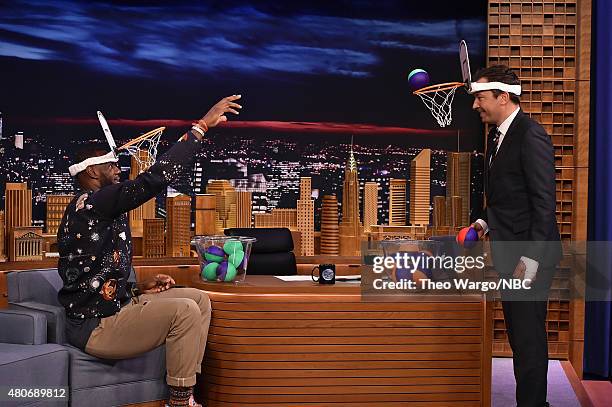 LeBron James Visits "The Tonight Show Starring Jimmy Fallon" at Rockefeller Center on July 14, 2015 in New York City.