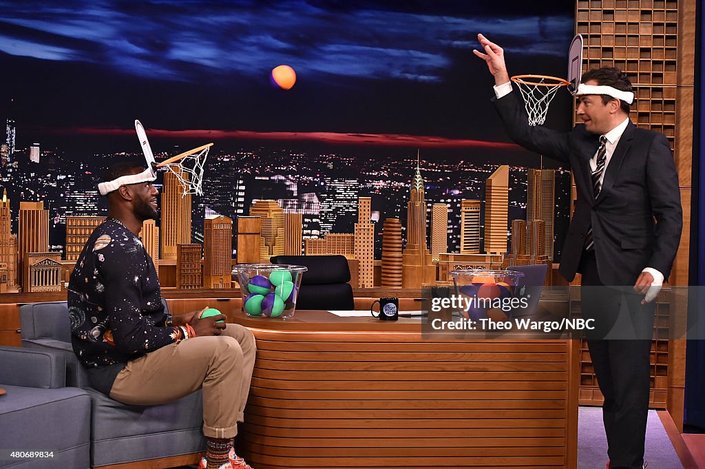 LeBron James Visits "The Tonight Show Starring Jimmy Fallon"