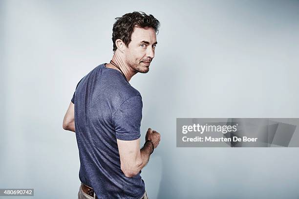 Actor Tom Cavanagh of 'The Flash' poses for a portrait at the Getty Images Portrait Studio Powered By Samsung Galaxy At Comic-Con International 2015...