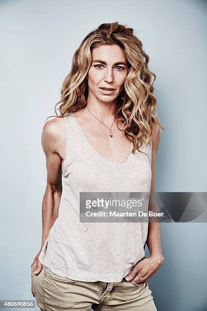Actress Claudia Black of 'Containment' poses for a portrait at the Getty Images Portrait Studio Powered By Samsung Galaxy At Comic-Con International...