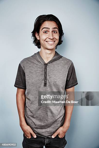 Actor Lorenzo James Henrie of 'Fear the Walking Dead' poses for a portrait at the Getty Images Portrait Studio Powered By Samsung Galaxy At Comic-Con...