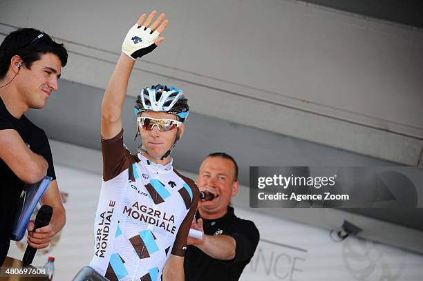 Romain Bardet of Team AG2R La Mondiale competes during Stage Ten of the Tour de France on Tuesday 14 July 2015, La Pierre Saint Martin, France.