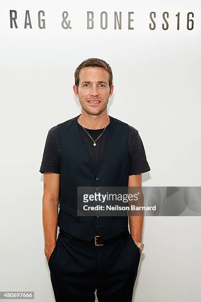 Managing partner of rag & bone David Neville attends the rag & bone SS16 Menswear Event at Highline Stages on July 14, 2015 in New York City.