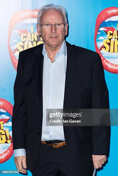 Pete Waterman attends the press night of "I Can't Sing! The X Factor Musical" at London Palladium on March 26, 2014 in London, England.