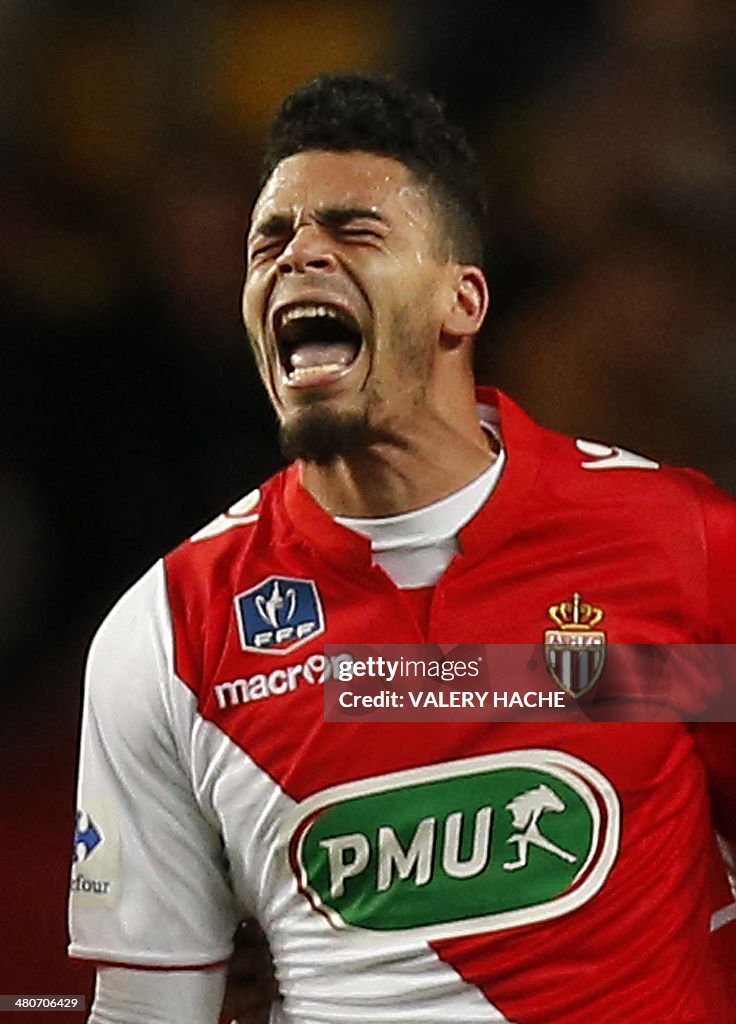 Emmanuel Riviere Monaco's French forward Emmanuel Riviere celebrates after scoring ...