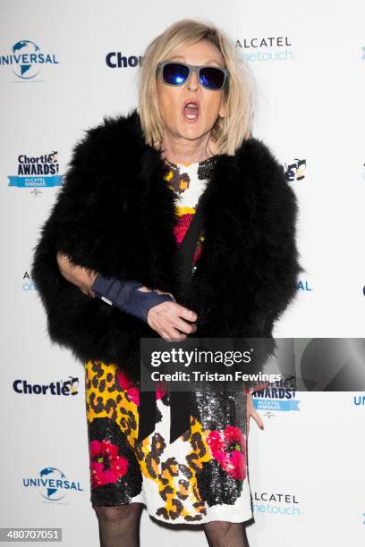 Annie Nightingale attends the Chortle Awards at Ministry Of Sound on March 26, 2014 in London, England.