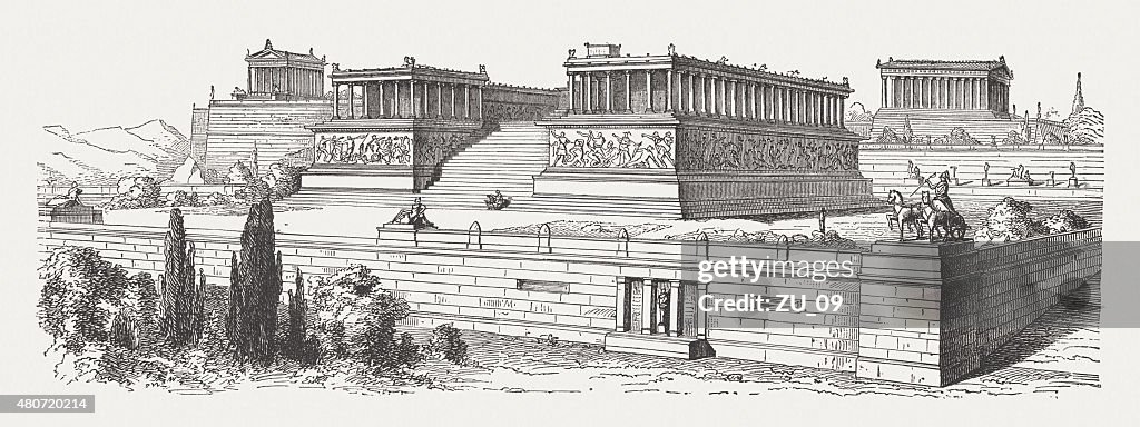 Acropolis of Pergamon, published in 1881