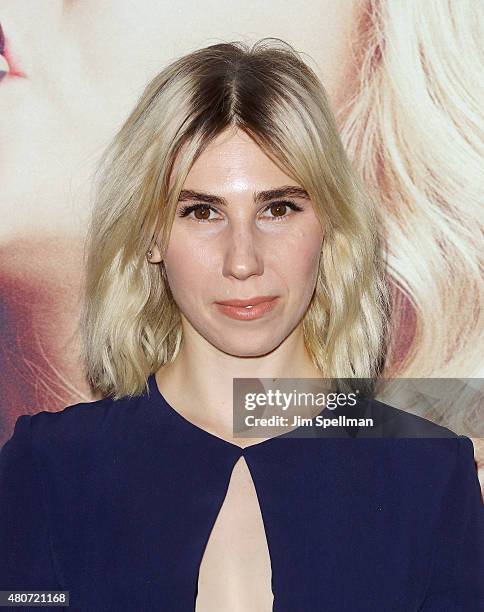 Actress Zosia Mamet attends the "Trainwreck" New York premiere at Alice Tully Hall on July 14, 2015 in New York City.